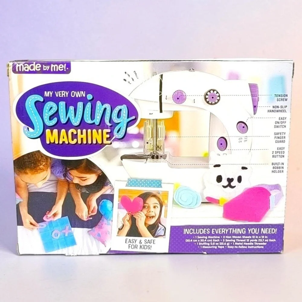 Made By Me My Very Own Sewing Machine Kids Beginner Craft Motorized Toy Kit NIB